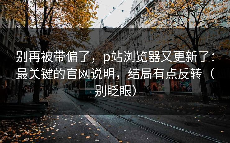 别再被带偏了，p站浏览器又更新了：最关键的官网说明，结局有点反转（别眨眼）